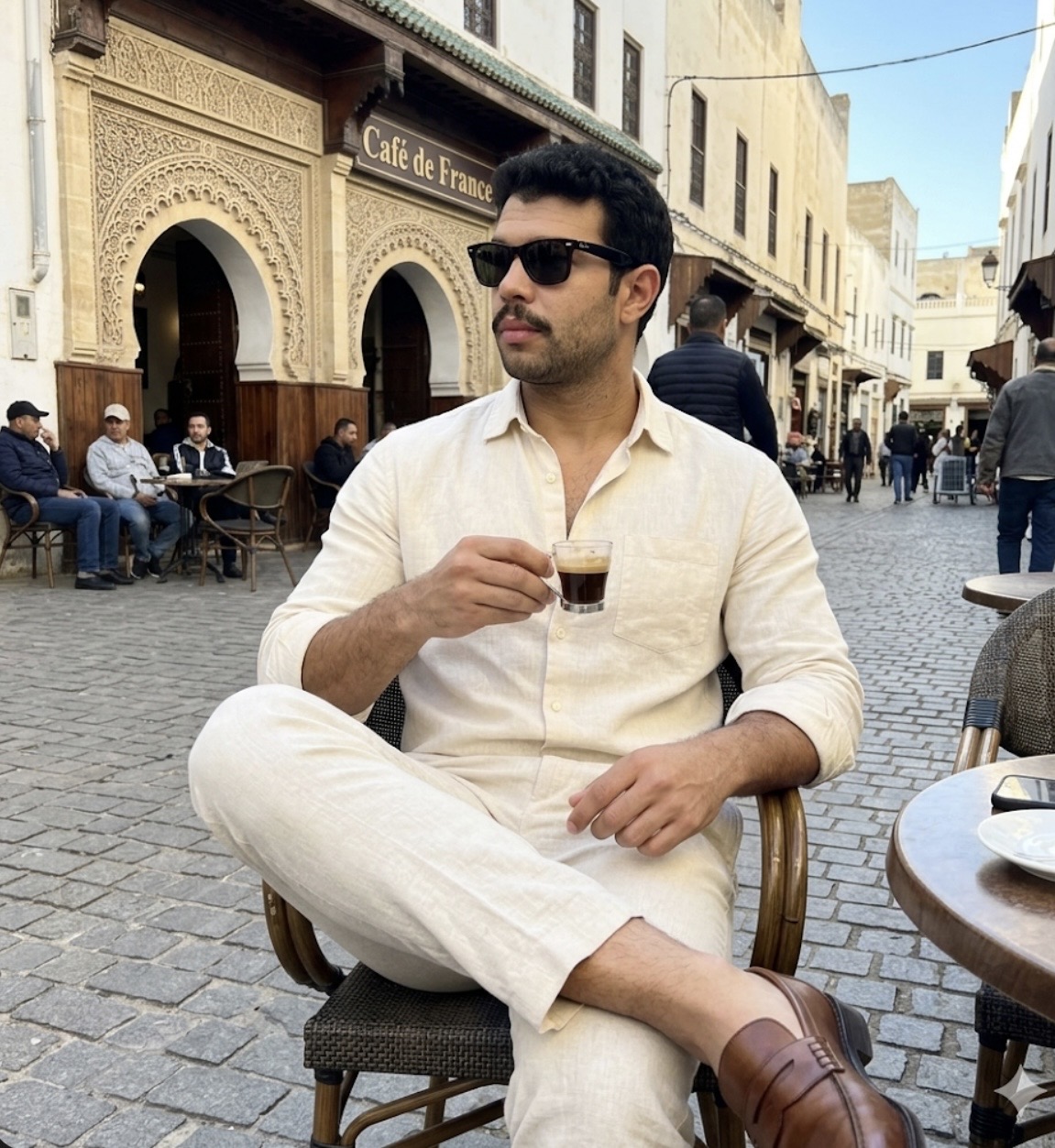 Oussama Tebari - no makeup